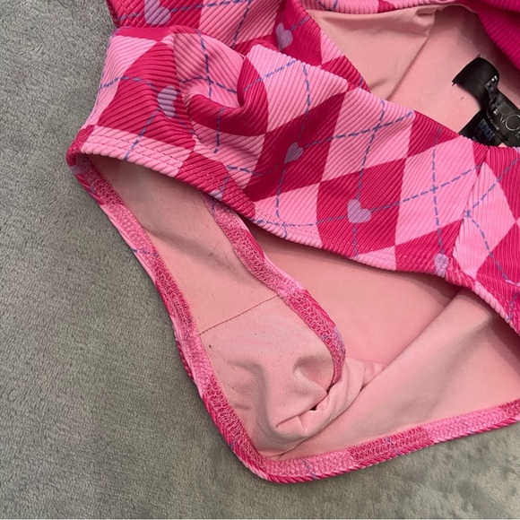 New! Beach Riot Carlie One Piece Cross My Heart one piece swimsuit 24259 - Picture 9 of 12